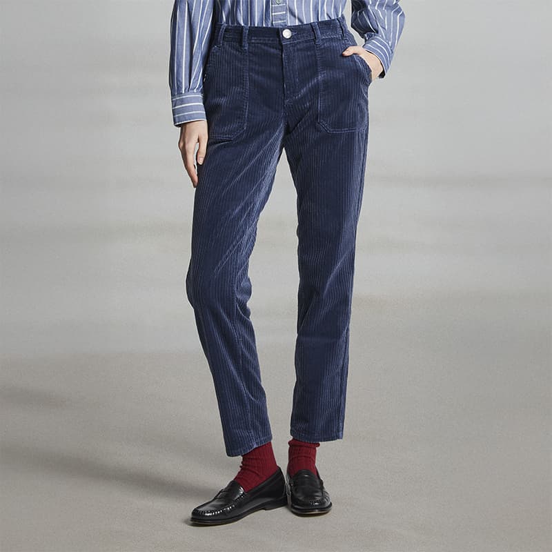 Pantalon velours MAT DE MISAINE Pimor 40 U208 Limbe