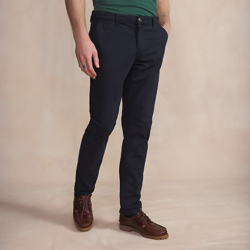 Pantalon chino TBS Filaofan 46 032 Marine 2