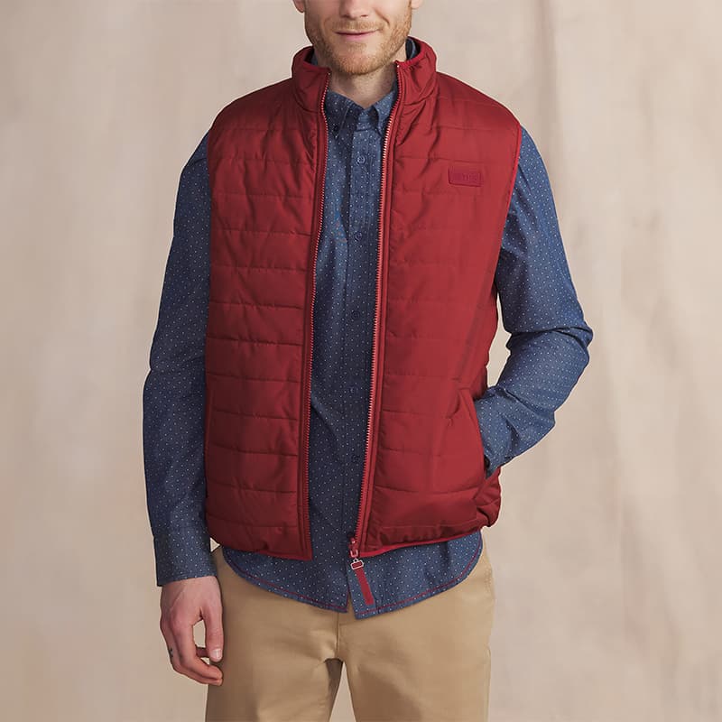 Doudoune sans manches imperméable et réversible TBS Josefsan M 176 Cepage