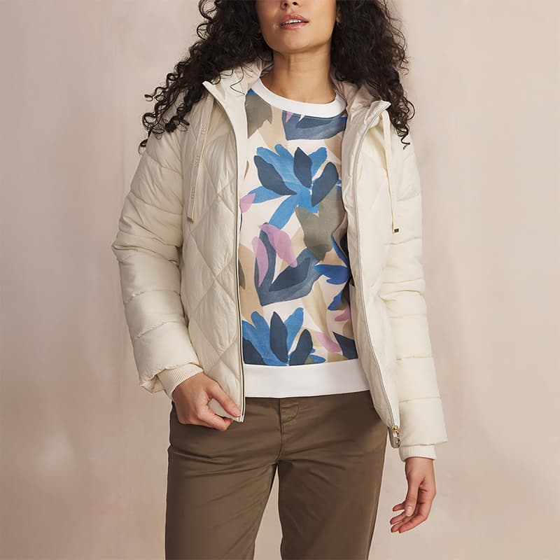 Doudoune TBS Gretablo 46 117 Craie