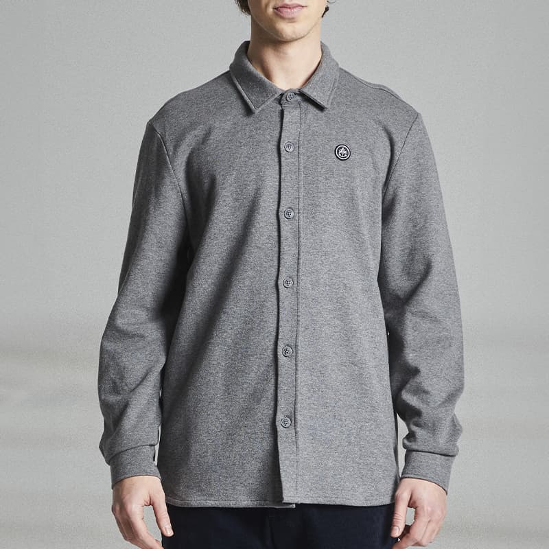 Chemise MAT DE MISAINE Martel 3XL Ch93F Gris Fonce Chine