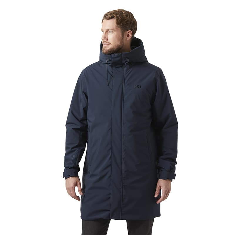 Parka imperméable HELLY HANSER Munich Ins Rain 53541 S 598 Navy