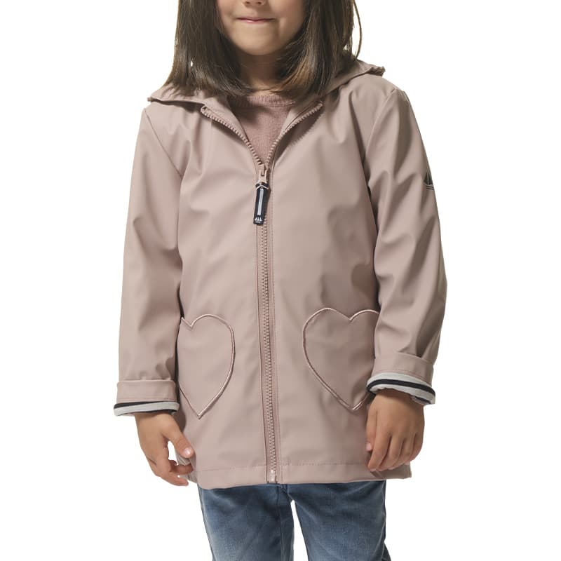 Ciré doublé polaire HUBLOT Cassiope 10 Ans Taupe Rose