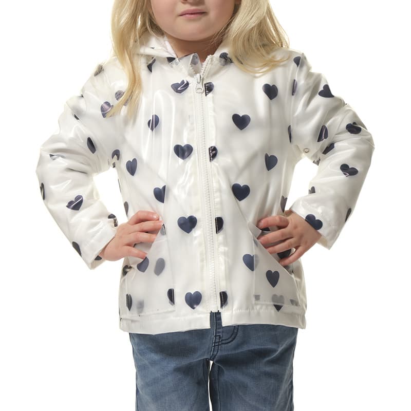 Ciré doublé polaire HUBLOT Lou 10 Ans Ecru/Marine