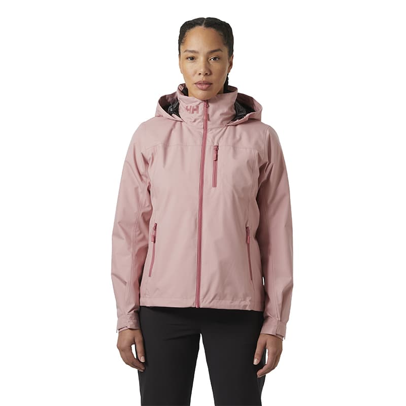 Veste imperméable doublée polaire HELLY HANSEN W Crew Hooded Midlayer 2.0 2XL 057 Pink Salt