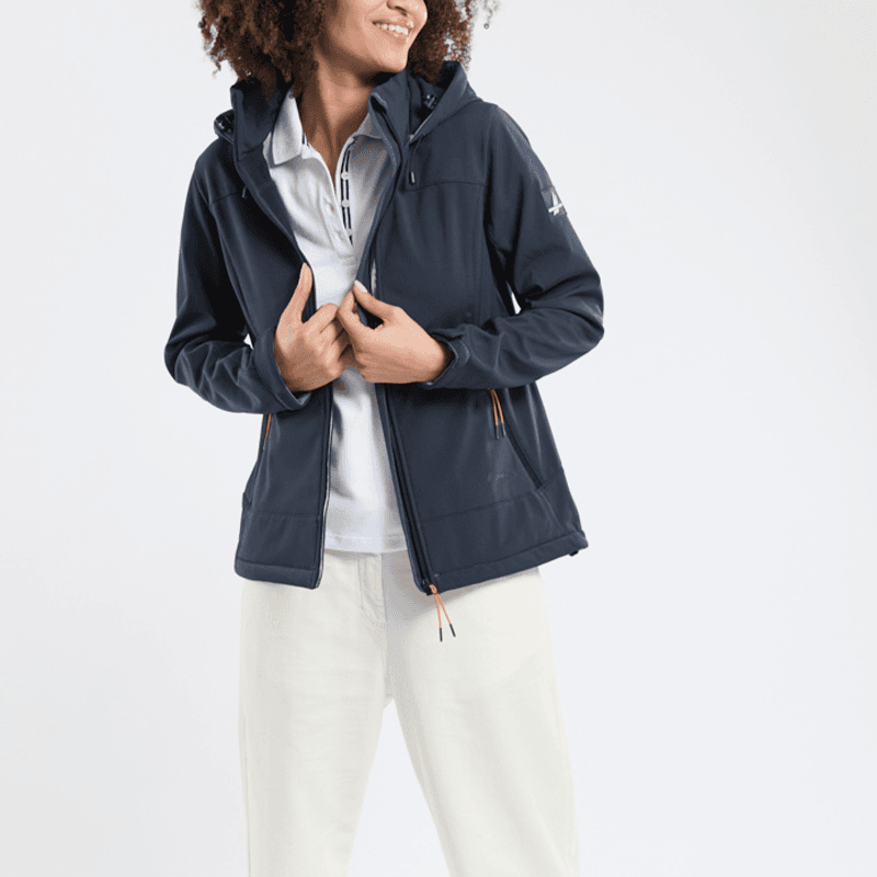 Veste softshell doublée polaire BERMUDES Sillages 46 B204 Navy