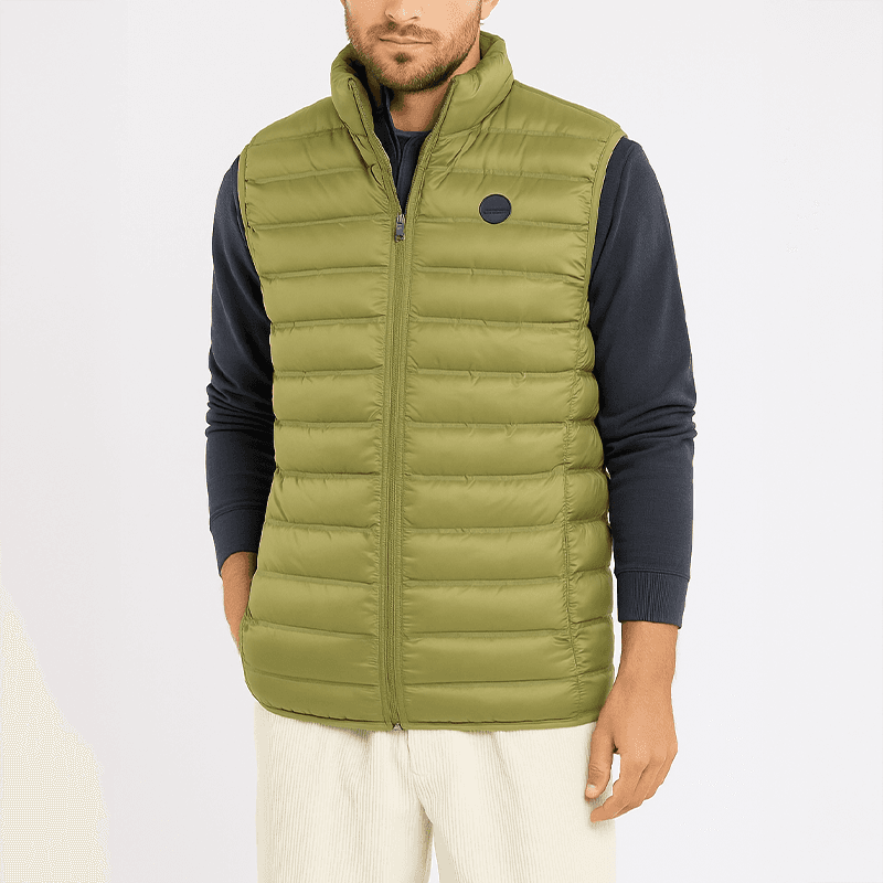 Doudoune sans manches BERMUDES Horsbord M B487 Olive