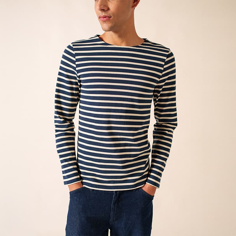 Marinière SAINT JAMES Méridien Moderne XS Marine/Ecru