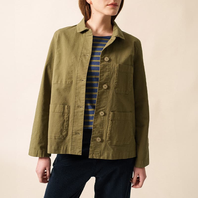 Veste en Canvas SAINT JAMES Alize 38 Fougere