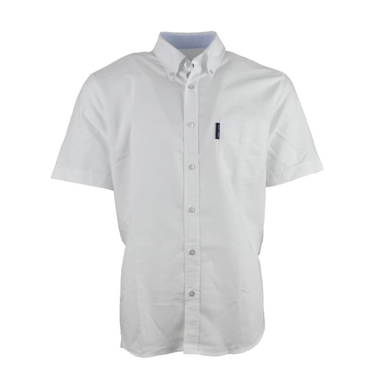 Chemise SAINT JAMES Amboise MC Blanc 4XL