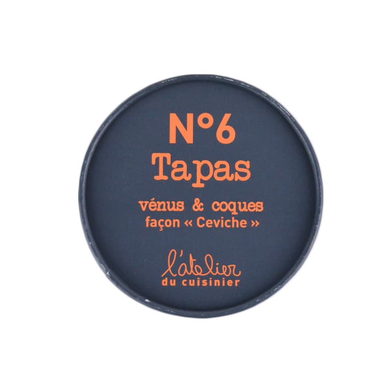 Tapas n°6 Vénus & Coques façon "Ceviche" L'ATELIER DU CUISINIER
