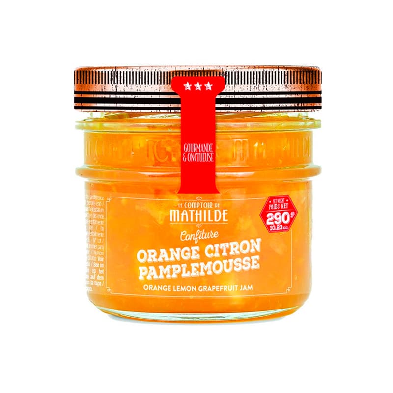 Confiture LE COMPTOIR DE MATHILDE - Orange, Citron, Pamplemousse