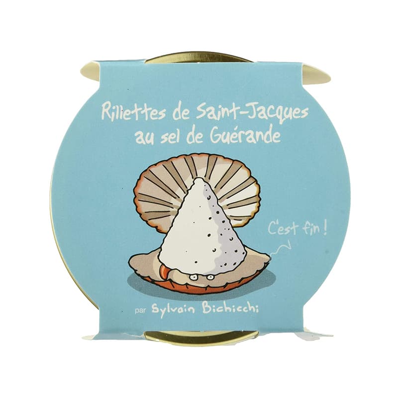 Rillettes de Saint Jacques au sel de Guerande CONSERVERIE DES SAVEURS