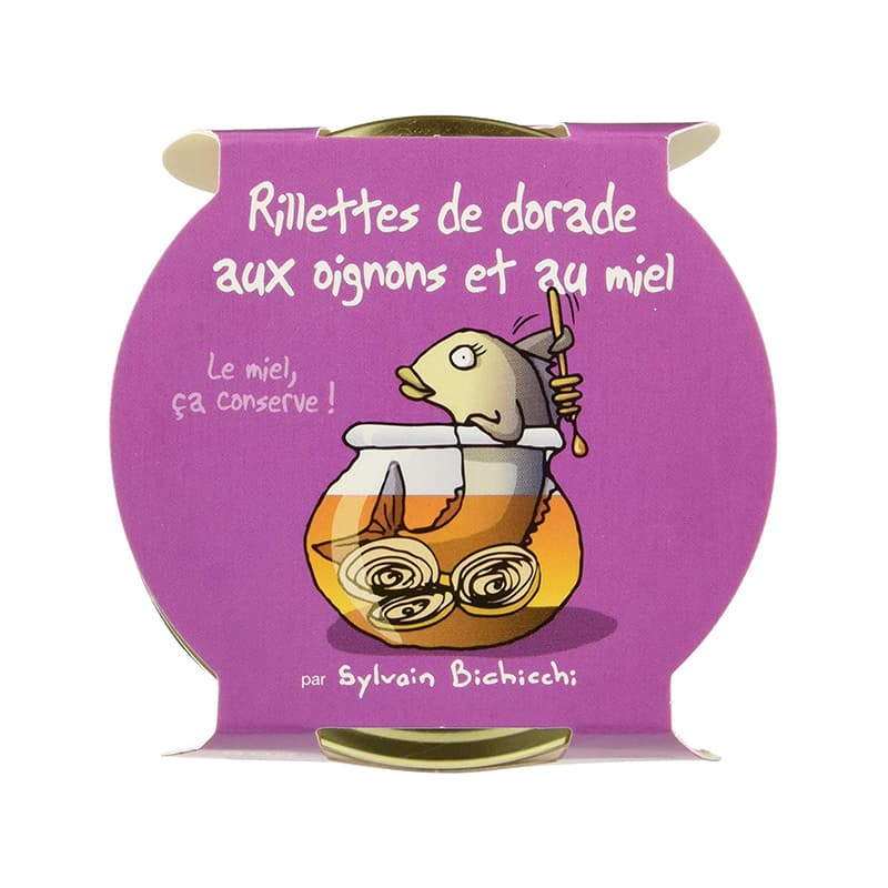 Rillettes de Dorade oignons miel CONSERVERIE DES SAVEURS