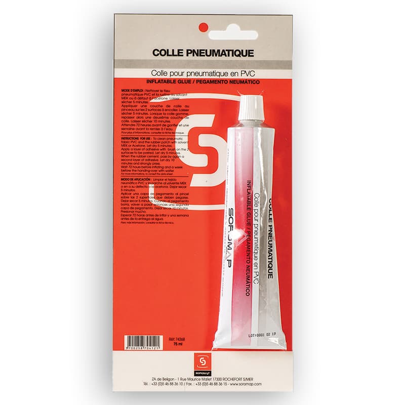 Colle Pneumatique PVC SOROMAP - 75 ml
