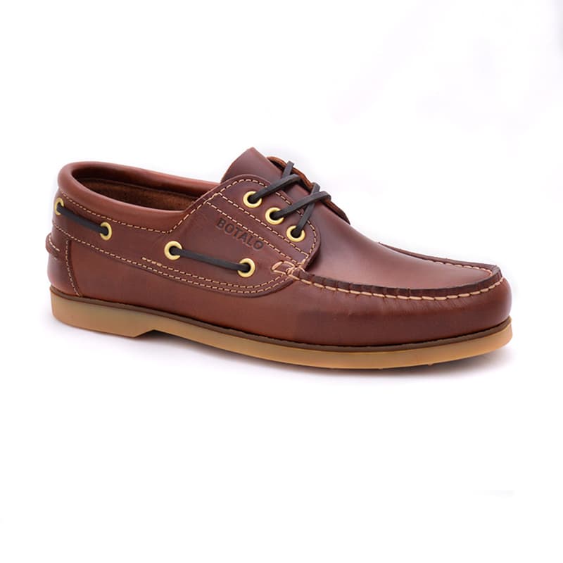 Chaussures Bateau BOTALO Empreinte 43 Acajou