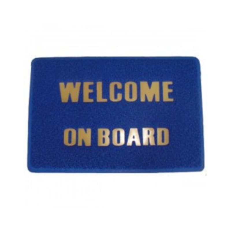 Tapis "Welcome on Board" LALIZAS - Bleu