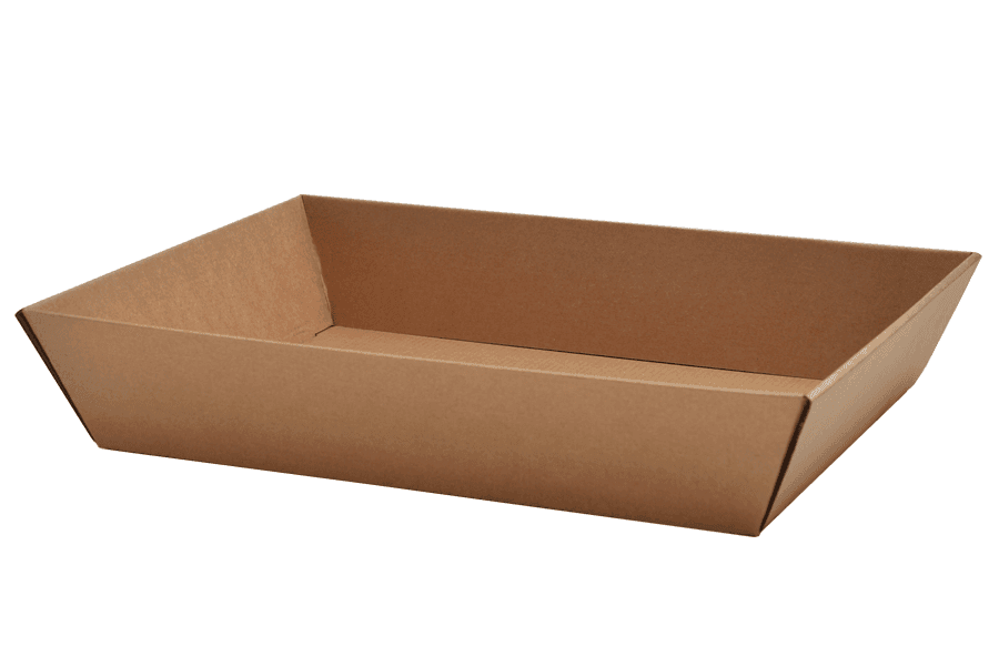 Corbeilles en carton micro cannelé 37 x 27 x 7 (Lot de 50)