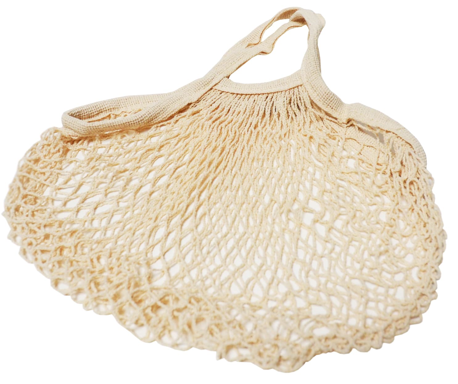 Filet à provisions en coton écru