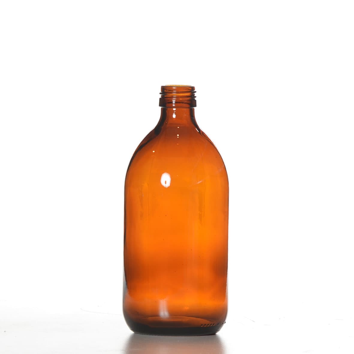 Flacon verre ambré 500 ml