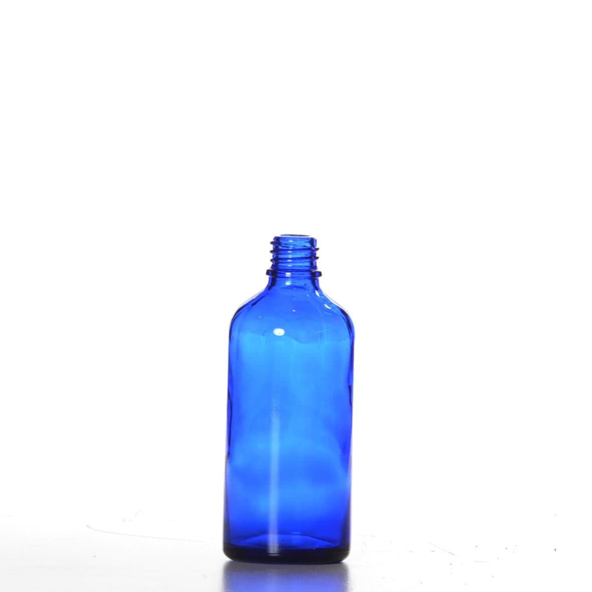 Flacon verre bleu 100 ml