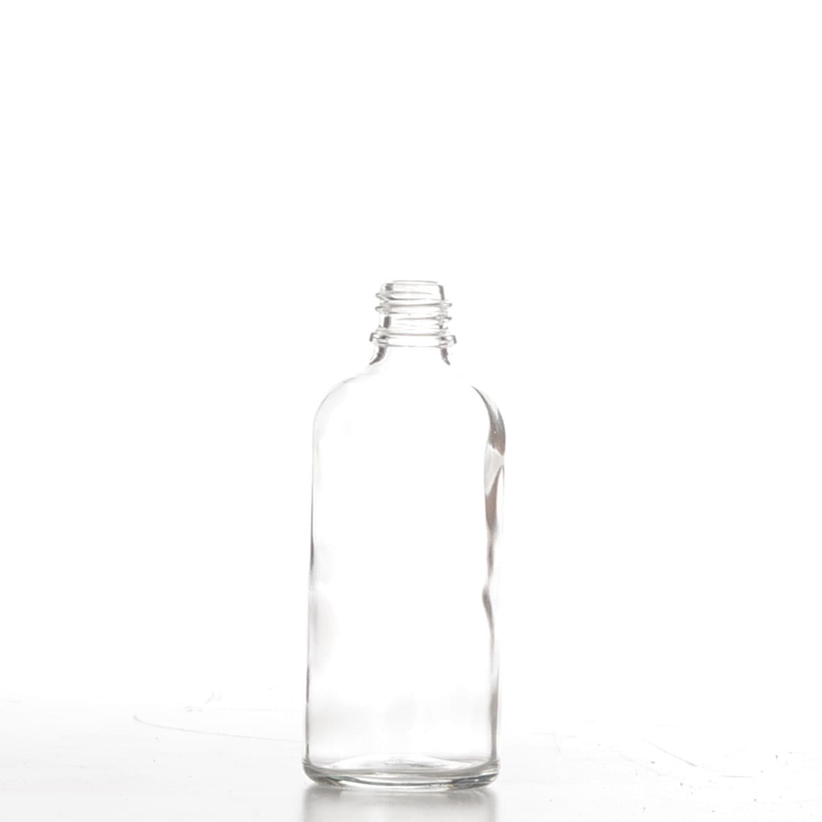 Flacon verre transparent 100 ml