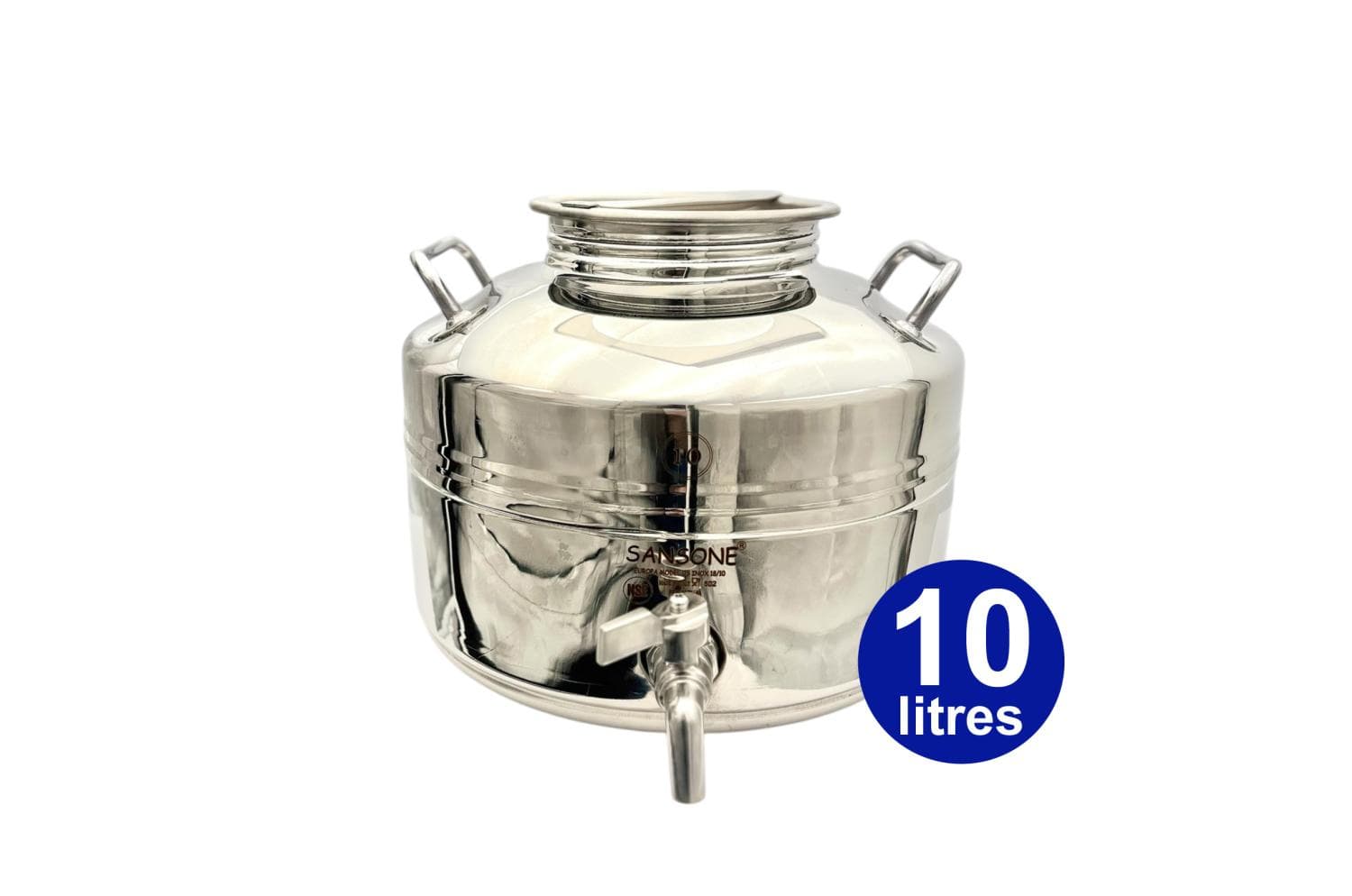 Fût Inox 10 litres PREMIUM assemblage soudé