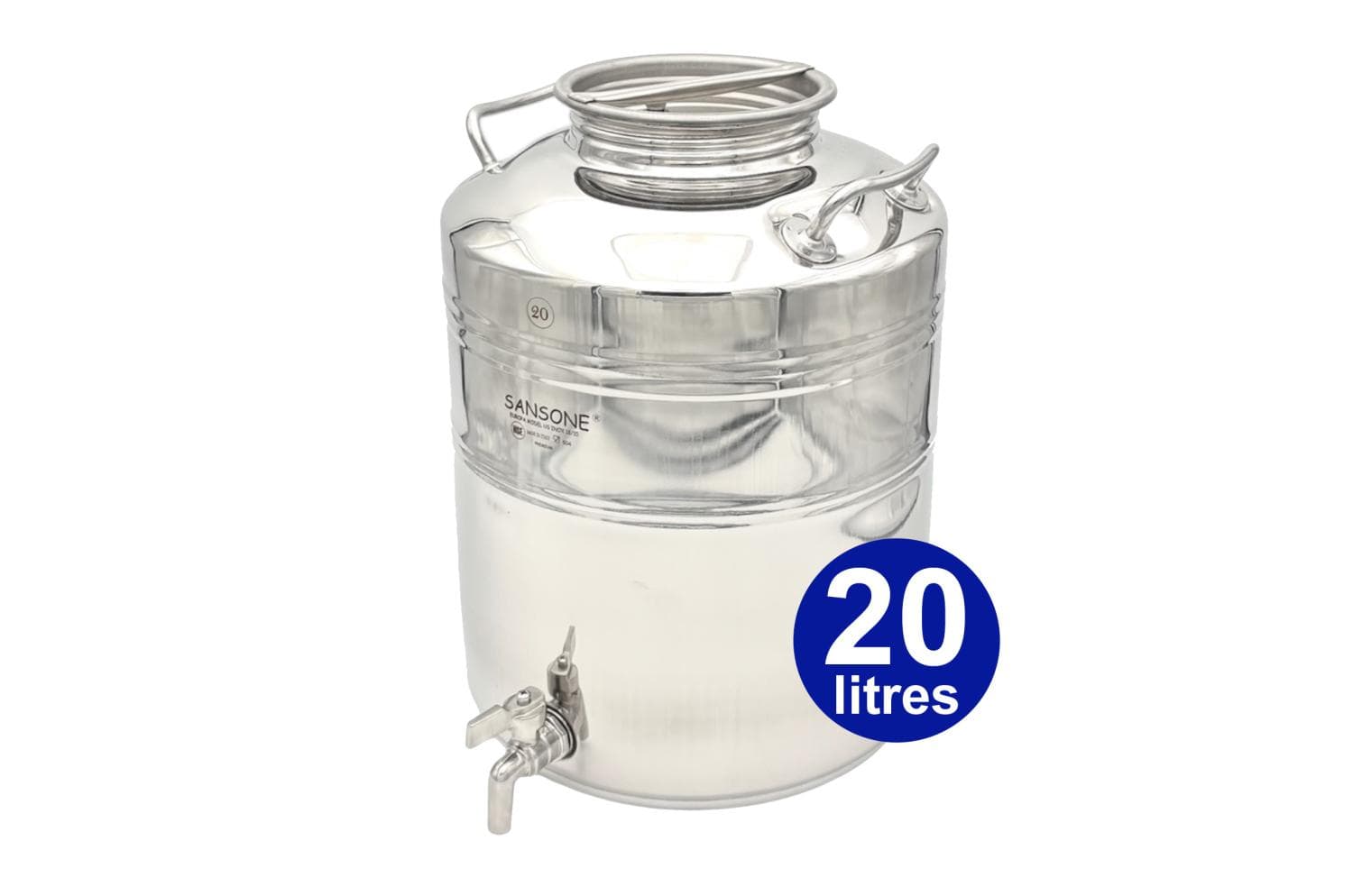 Fût Inox 20 litres PREMIUM assemblage soudé