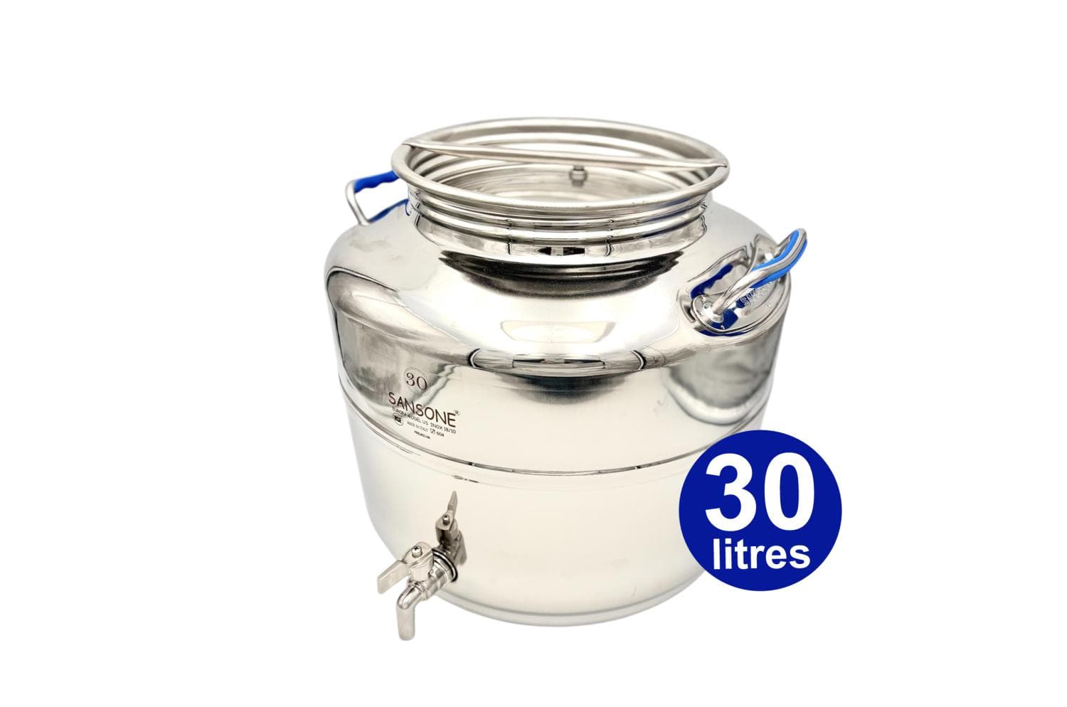 Fût Inox 30 litres PREMIUM assemblage soudé