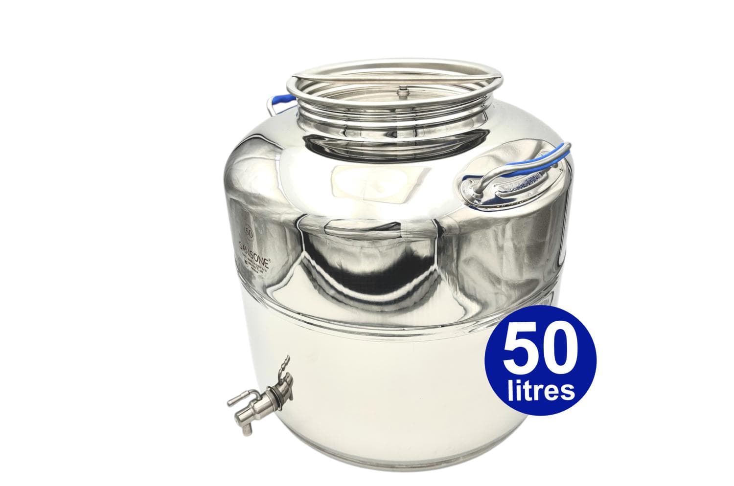 Fût Inox 50 litres PREMIUM assemblage soudé