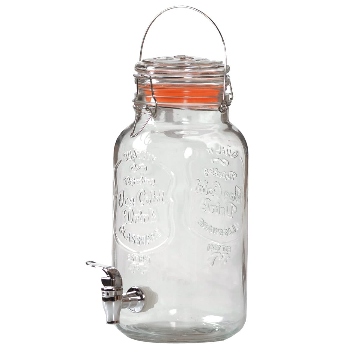 Jarre à Cocktail en Verre 3,7 litres + Robinet