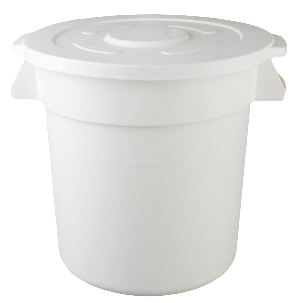 Seau blanc 76 litres avec couvercle