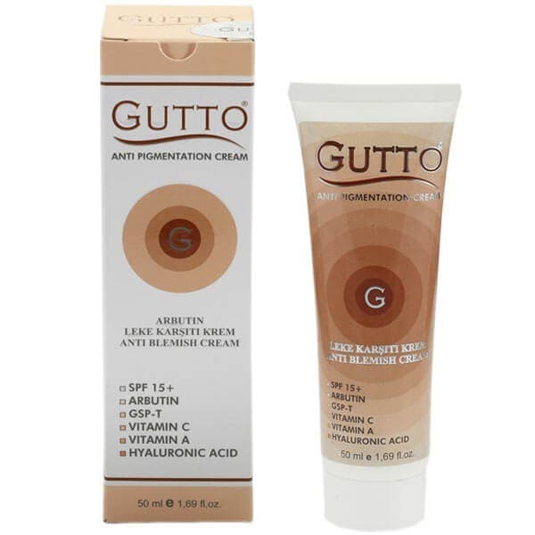 Crème Dépigmentante SPF15+, anti-taches - Gutto Natural