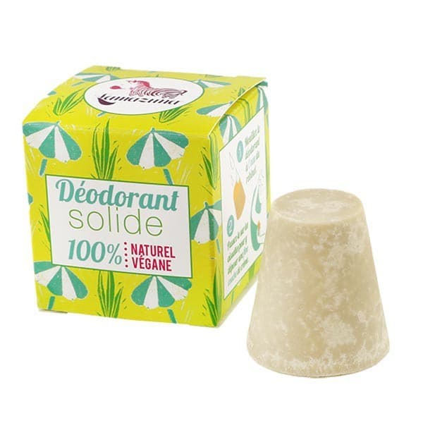 Déodorant solide vegan à l'huile essentielle de Palmarosa bio - Lamazuna
