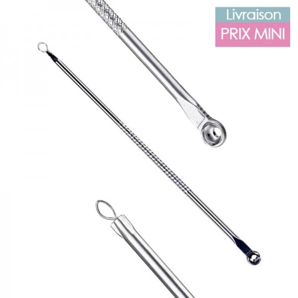 Tire-comédons pour boutons d'acné et points noirs