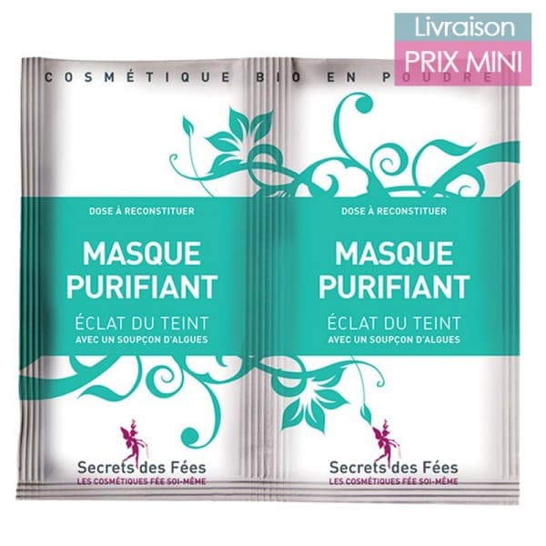 Masque Purifiant Bio à l'Argile Verte - Secrets des Fées