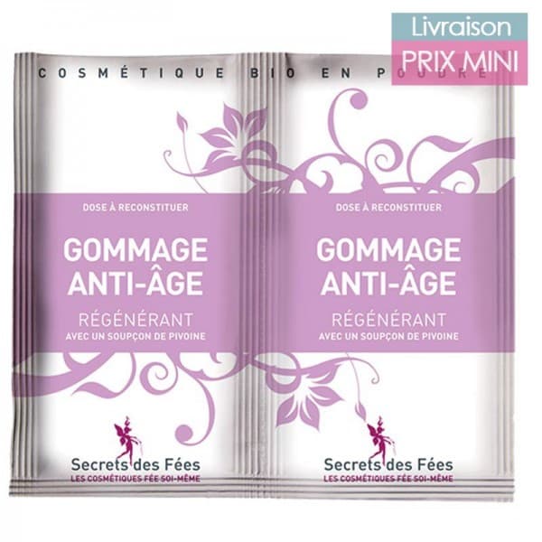 Gommage Visage Anti Age à l'Acide Hyaluronique - Secrets des Fées