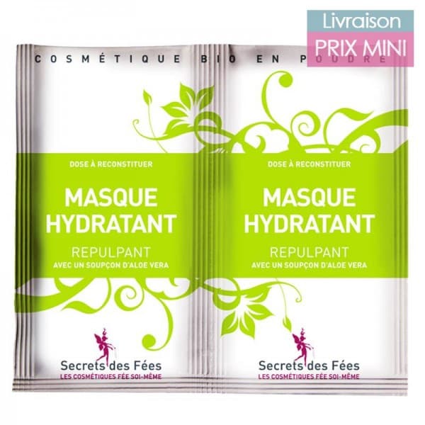 Masque Hydratant Visage à l'Aloe Vera Bio - Secrets des Fées