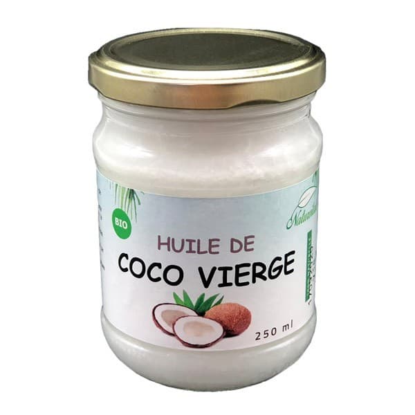 Huile de coco Vierge en pot - Naturvitale