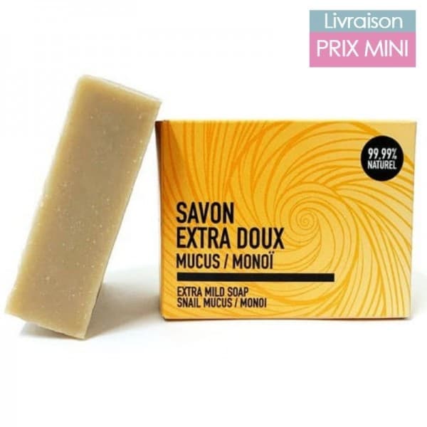 Savon Bave Escargot et MonoĂŻ de Tahiti, Exfoliant doux - Curae