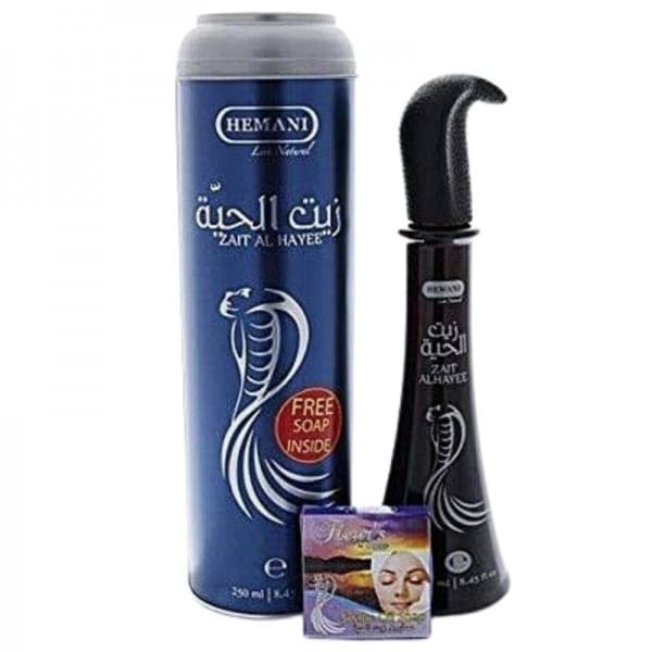 Huile de serpent pour cheveux Zait Al Hayee - Hemani - 65/120/250 ml 250 ml