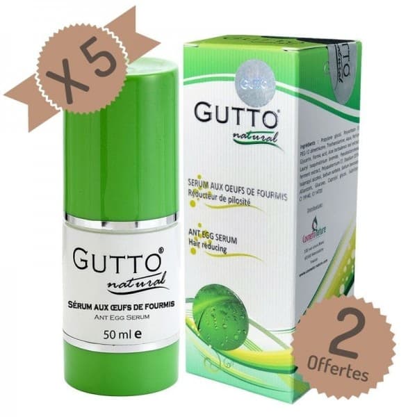 PROMO 5+2 : 5 Huiles 50ml achetées, 2 offertes (œufs de fourmis) - Gutto Natural