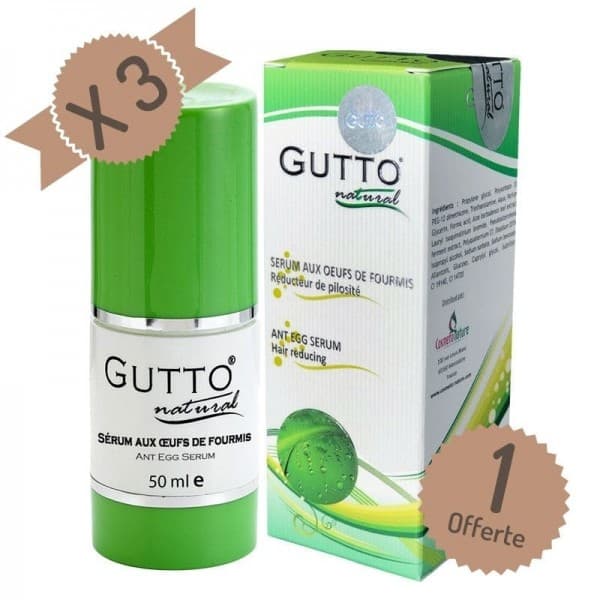 PROMO 3+1 : 3 Huiles 50ml GUTTO achetées, 1 offerte (œufs de fourmis)