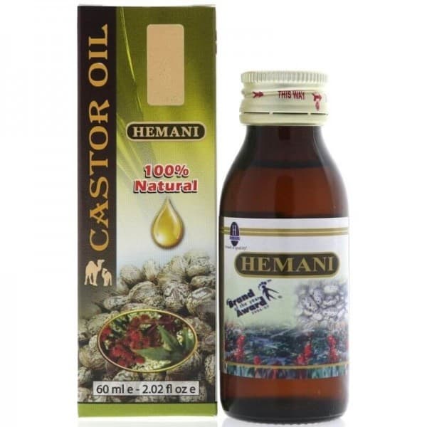 Huile de ricin pour cheveux et corps - Hemani 60 ml