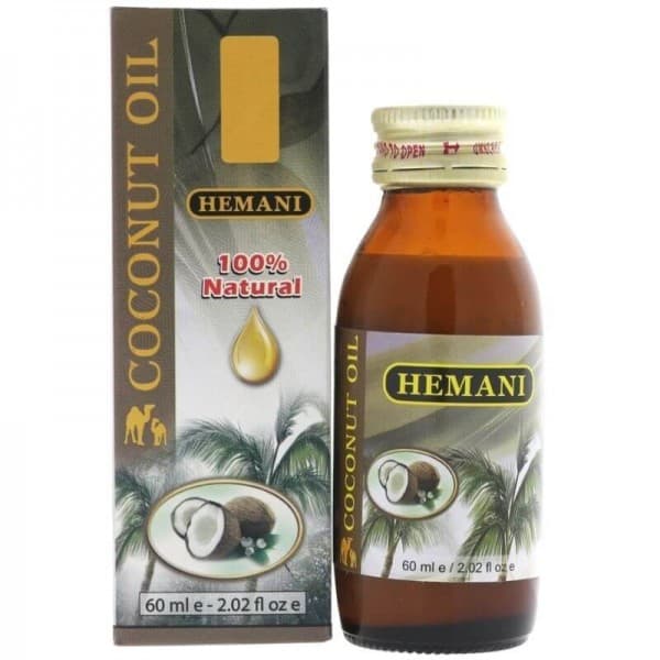 Huile de coco pour la peau et les cheveux - Hemani 60 ml - Hemani