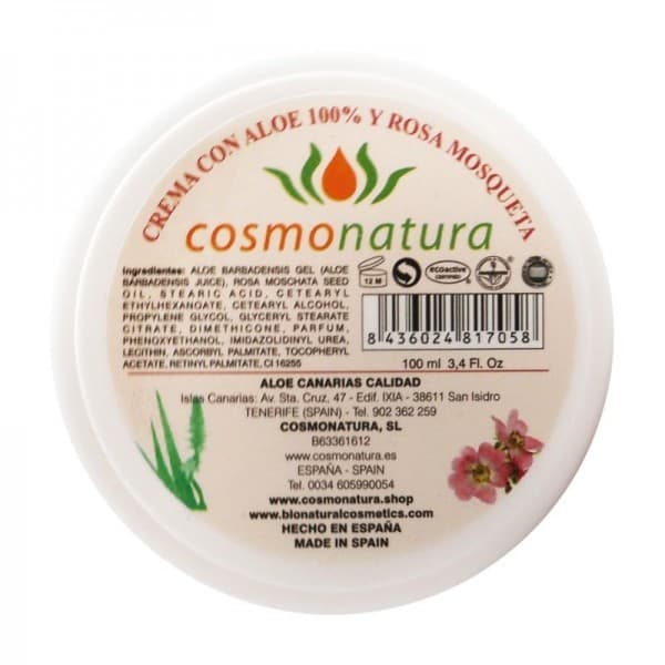 Crème Ultra Hydratante Aloe Vera et Rose Musquée
