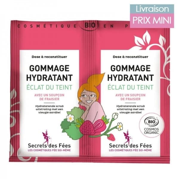 Gommage Hydratant Visage Bio, Effet Bonne Mine - Secrets des Fées