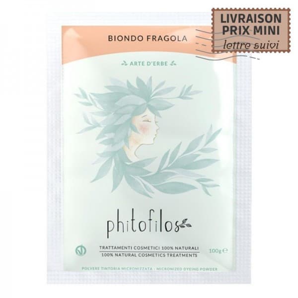 Coloration végétale Blond Fraise - Phitofilos