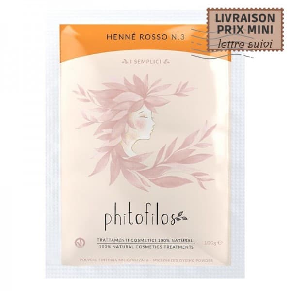Henné Indien - Henné Rosso N°3 Phitofilos