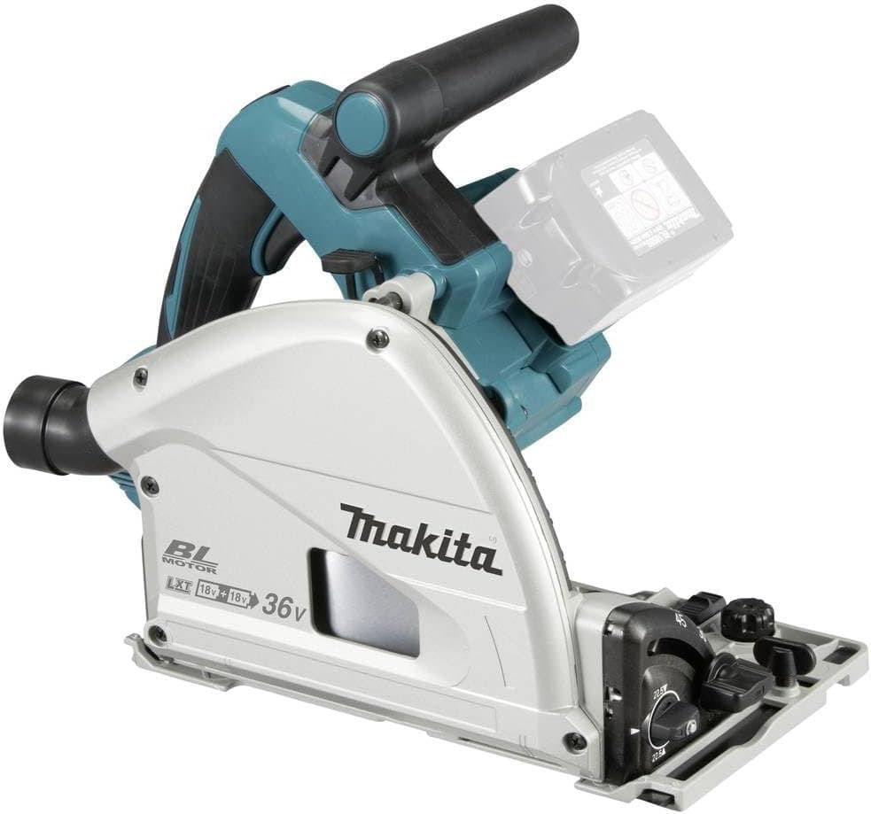 36-V-Akku-Tauchsäge, Ø 165 mm, mit AWS-Modul